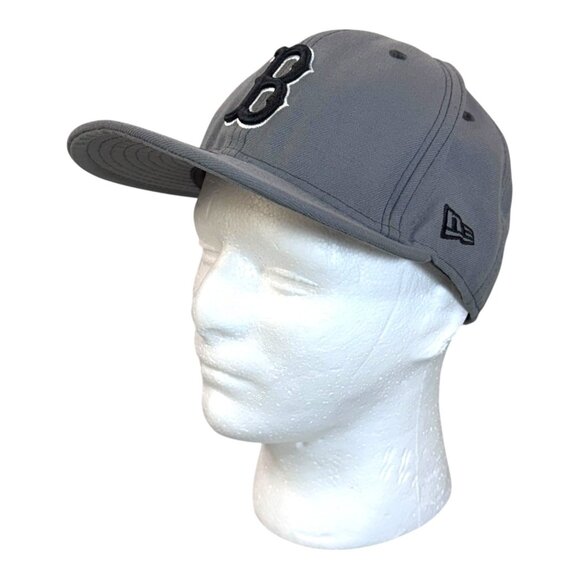 New Era Genuine Merchandise Boston Red Sox 59Fifty Fitted Hat Gray 7 1/2 Retro - Picture 2 of 11